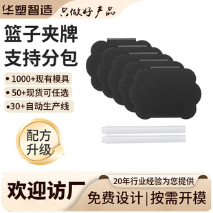In-Stock Amazon Hot-Selling Erasable Plastic Pvc Label Clips, Categorized Storage Clips, Detachable Basket Clips