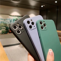 鏡頭全包適用小米13 12純色磨砂軟殼紅米note12pro液態魔方手機殼