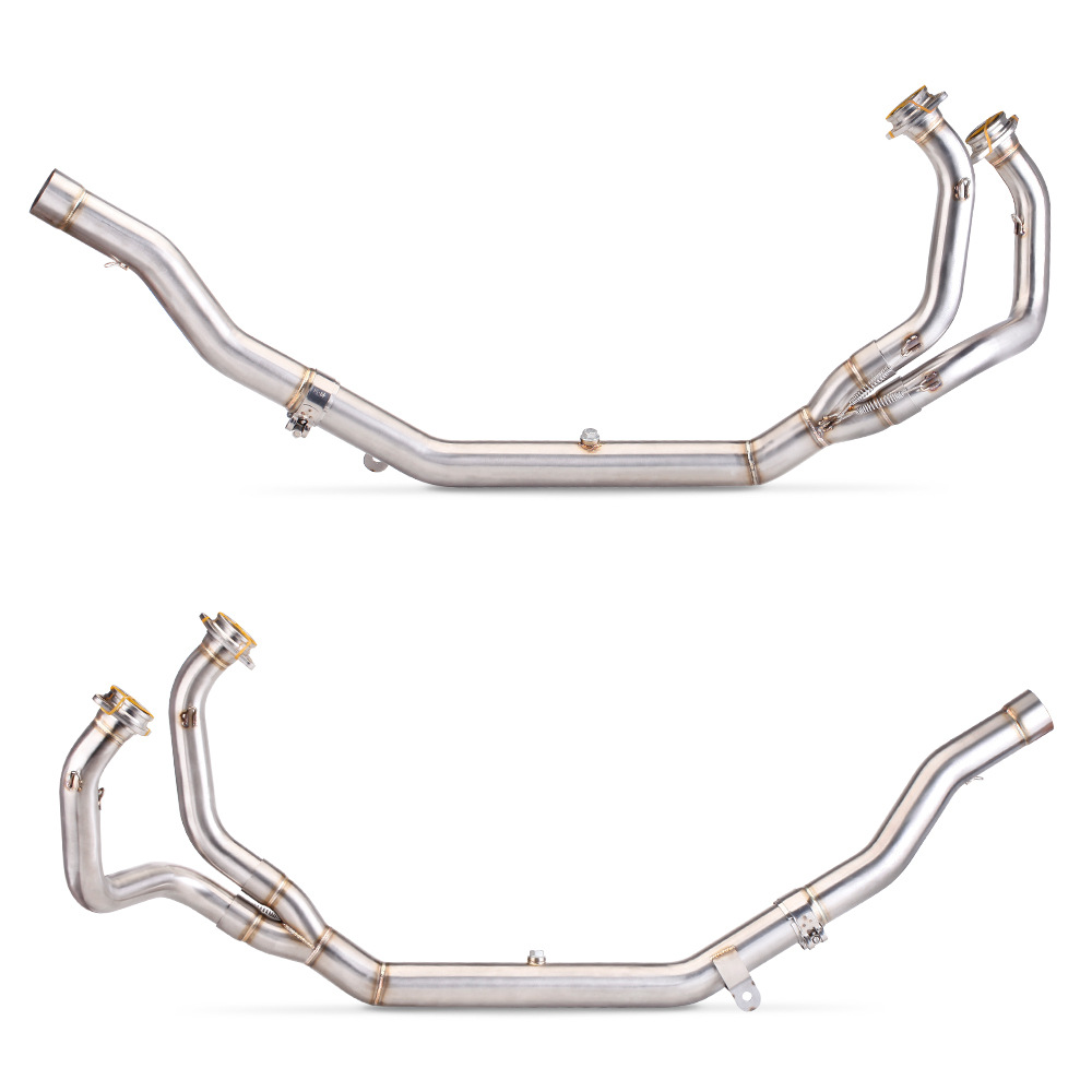 Suitable for Motorcycle Exhaust Pipe Modification Crf1000L Stainless Steel Front Section African Dual Outlet 16-19 Years