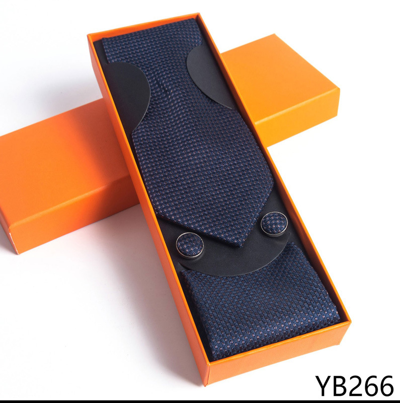 Paisley Men's Necktie Pocket Square And Cufflinks Gift Set_voghion.com