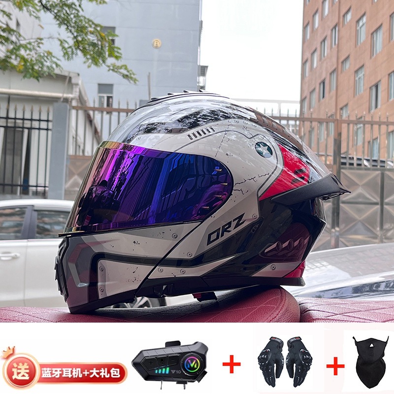 컬러 도금 + Y10 외부 블루투스를 갖춘 빨간색 갑옷