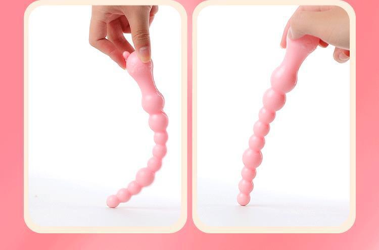 Mystery Queen Anal Beads in Youth Pink, Automatic Control Adult Toy — detail image 23
