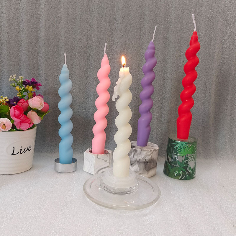 Fabrieksdirecte levering grensoverschrijdende onregelmatige kleurrijke spiraal huisdecoratie gedraaide lange stang gevlochten aromatherapie_voghion.com