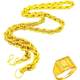 Authentic Gold Necklace Men's Large Gold Chain Vietnam Sand Gold Necklace Unfading Thick Men's and Women's Couple Gold Necklace
