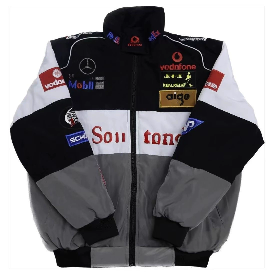 25 кросс-бортной горячей продажи куртка F1 французская гоночная костюмная куртка полностью вышитая куртка Lari гоночный хлопковый костюм