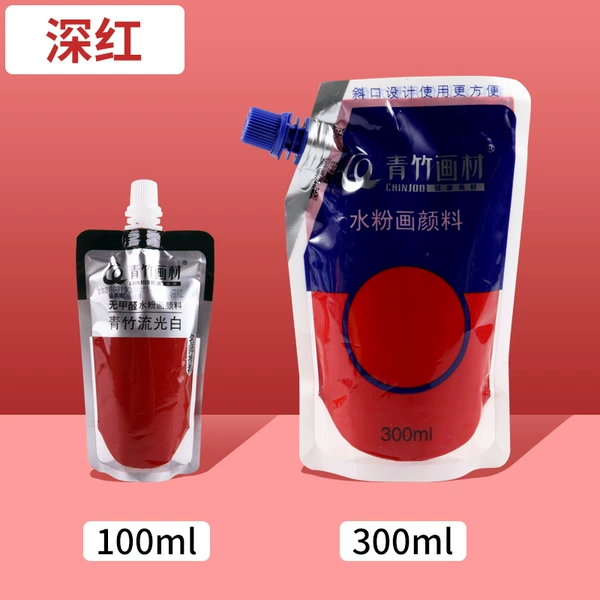 Deep red-liquid white bag 100ml