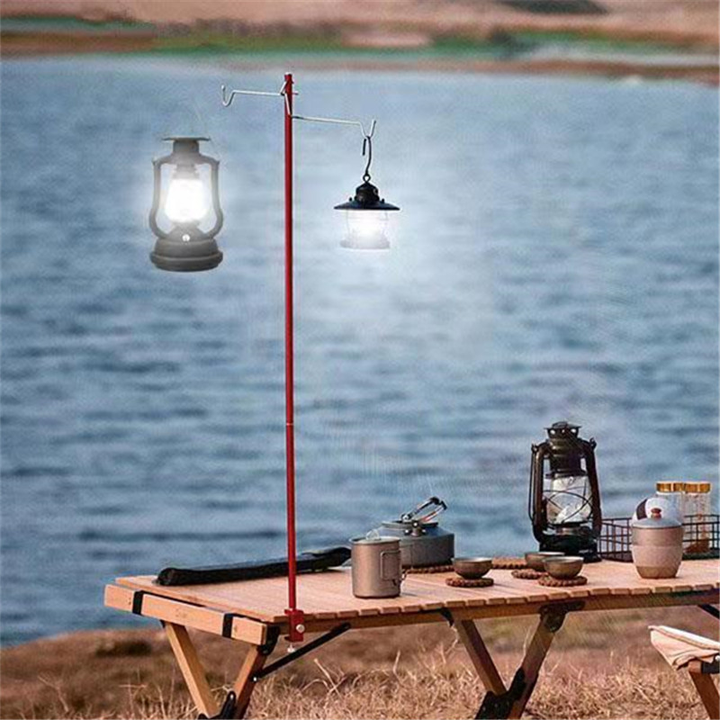 outdoors Lamp holder Camp Camping Portable Lighting Bracket fold Table desktop Night market Street vendor Poles