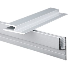 铝合金h型嵌入式卡布灯箱框架铝材H码软膜天花吊顶龙骨边条卡槽