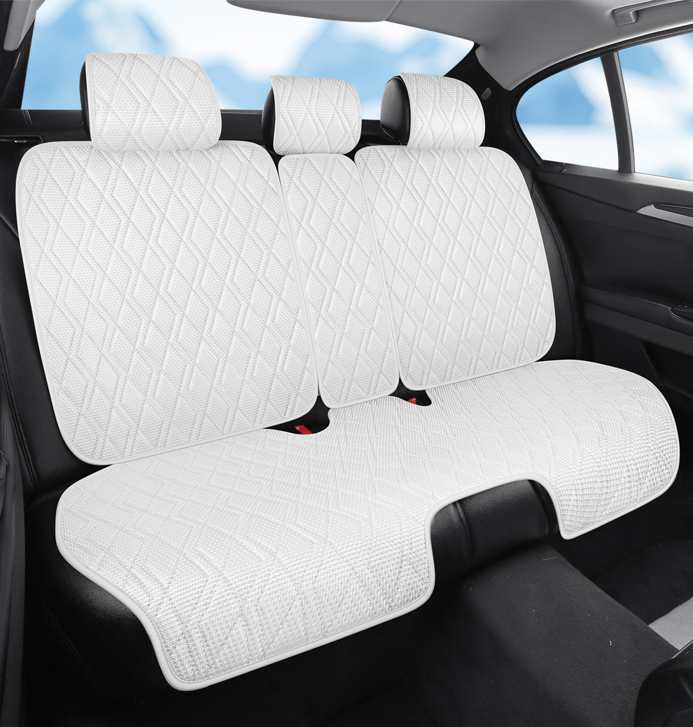 New Summer Ice Silk Slim Waist Car Seat Cushion, Universal for All Seasons, Single Seat Car Seat Cushion, Cooling Pad, Seat Cover Wholesale