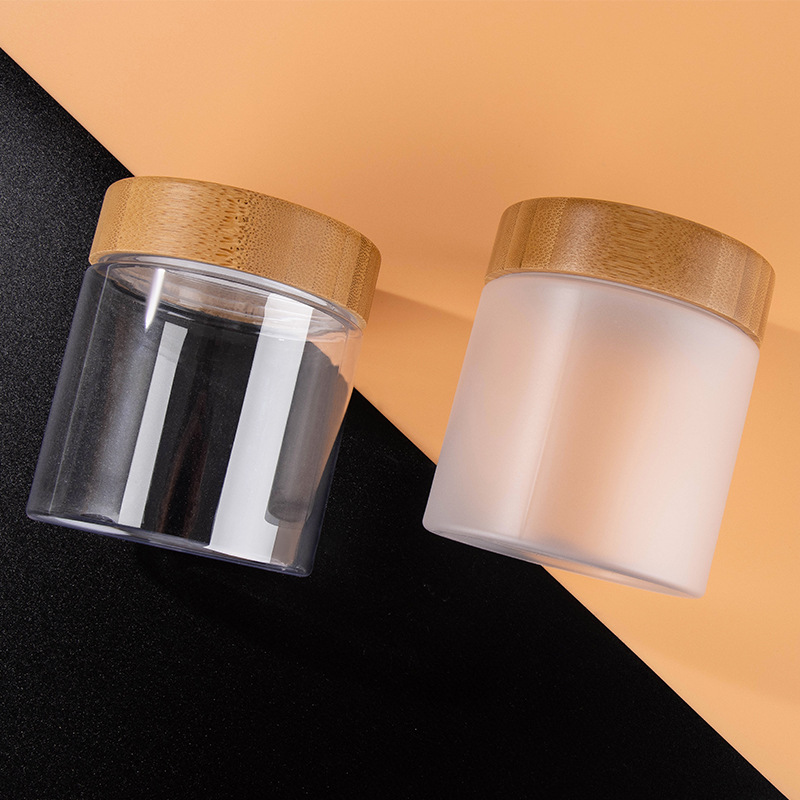 Transparent matte plastic sun protection cream for skin care