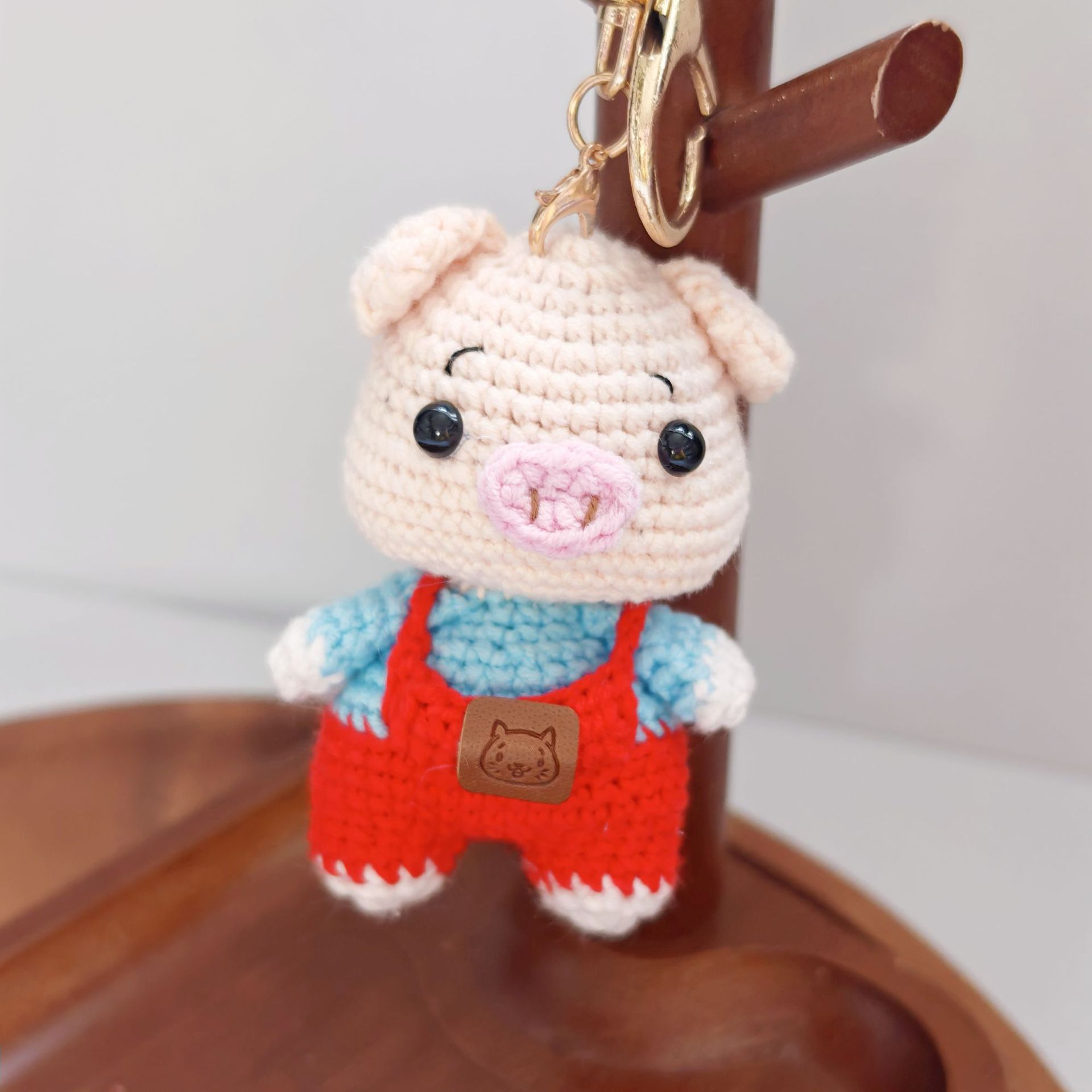 Colgantes de animales del zodiaco tejidos a mano, muñecos de lana hechos a crochet, accesorios decorativos para bolsos, regalos al por mayor y al detalle. image 54