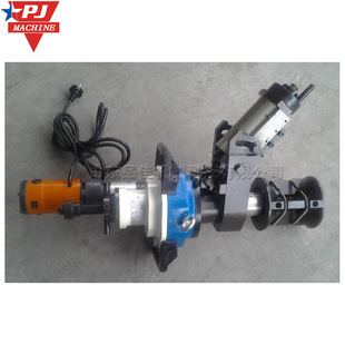 Internal expansion pipe beveling machine pipe end external round chamfering equipment portable electric pipe beveling machine