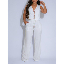 M 19241 Cotton Loungewear Set ���ʼҾӷ���װ�羳�¿�