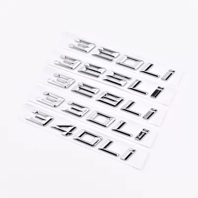 emblem, 330Li displacement badge, Car logo