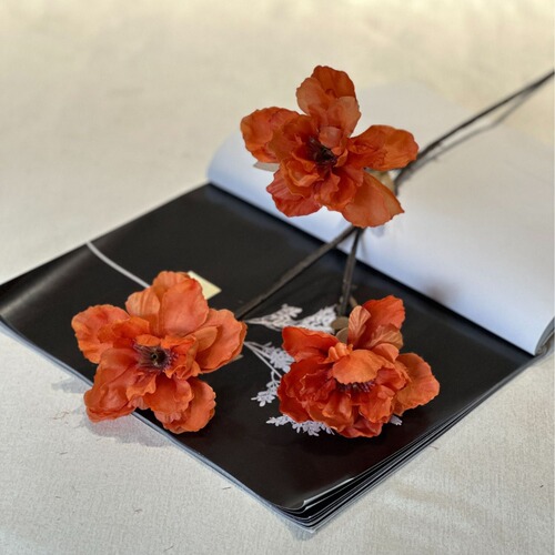 Orange wedding artificial flowers, silk flowers, wedding hall, ceiling, restaurant, hotel banquet hall, artificial flowers decoration