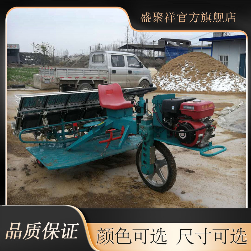 盛聚祥机械操作轻盈 发动机马力大 作业速度快6行水稻插秧机