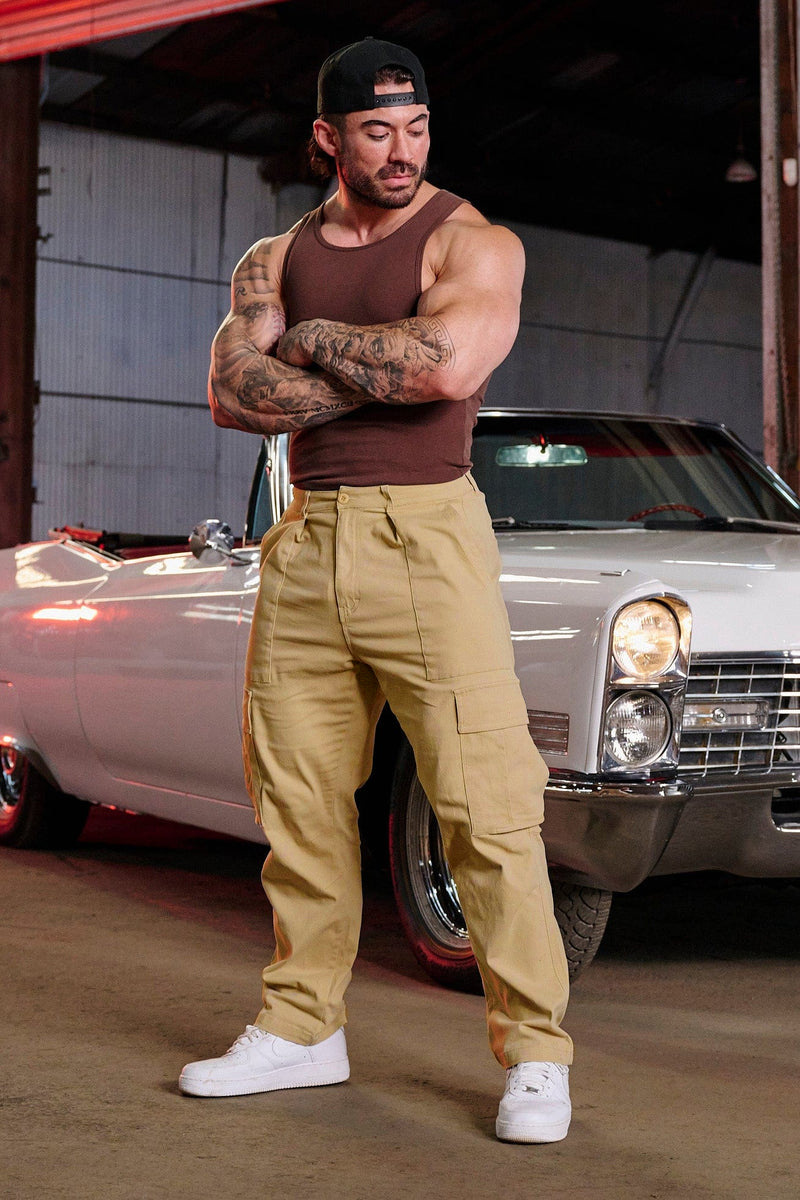 455g Weight Full Length Pants Length Polyester Fabric Type Mid Waist Waist Line Cargo Pants Pants Type Micro-Elastic Elasticity Casual Occasion Loose Fit Type Solid Color Pattern Spring, Autumn Season Men's Gender Simple Style Style Men's Solid Color Simple Style Loose Men's Bottoms 10