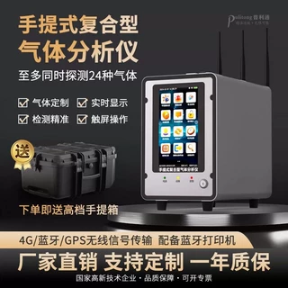 定制手提式多功能复合型气体分析仪有毒有害气体浓度检测仪24合一