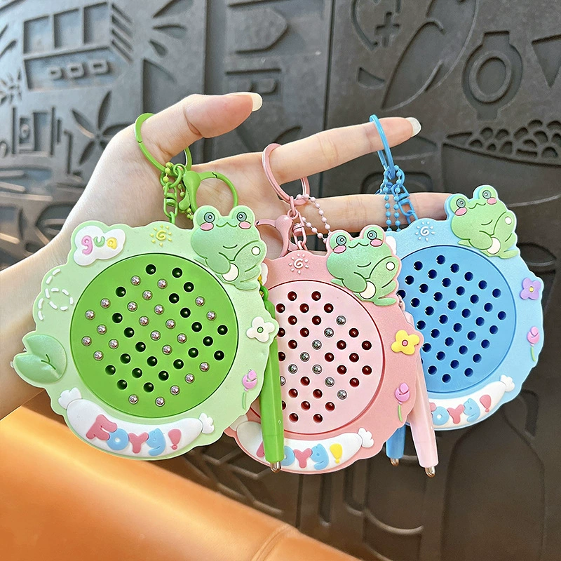 Доска для рисования, креативный брелок, мультяшная игрушка, школьная сумка для учеников начальной школы, аксессуар для рюкзака, лягушка, антистресс, граффити