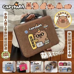 卡通可爱伴手礼毛毡手提箱礼品箱收纳箱创意旅行箱高颜值旅行包