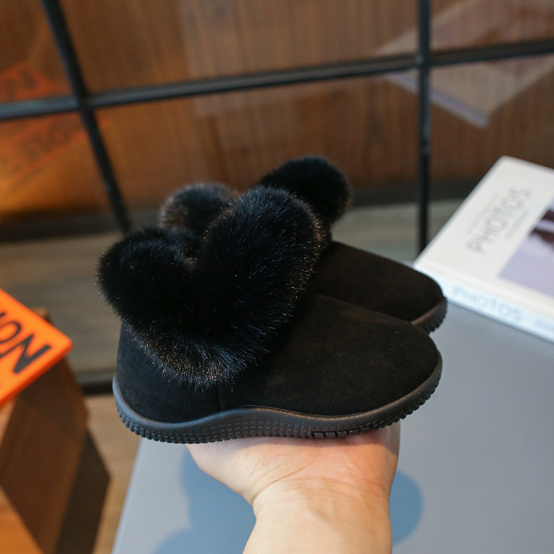 Kinderschneestiefel 2023 Winter Neue Mode Herren- und Damenbabys 0-3 Jahre alt Plüsch verdickte warme weiche Sohle_voghion.com