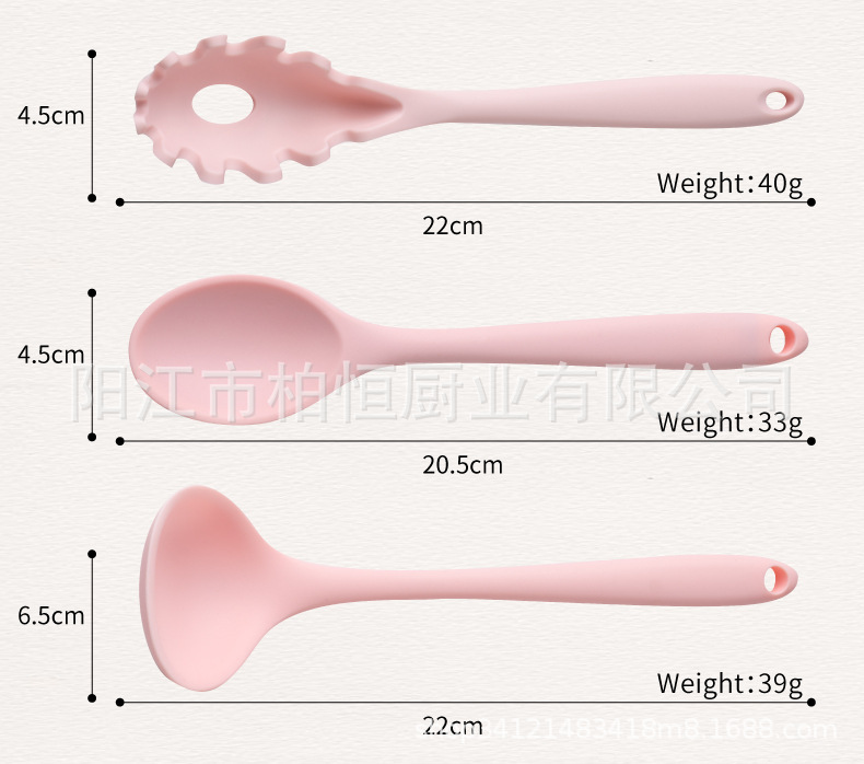 Mini silikon mutfak eşyaları seti 10 parçalı yüksek sıcaklığa dayanıklı silikon spatula yağ fırçası bebek maması kaşığı mutfak eşyaları