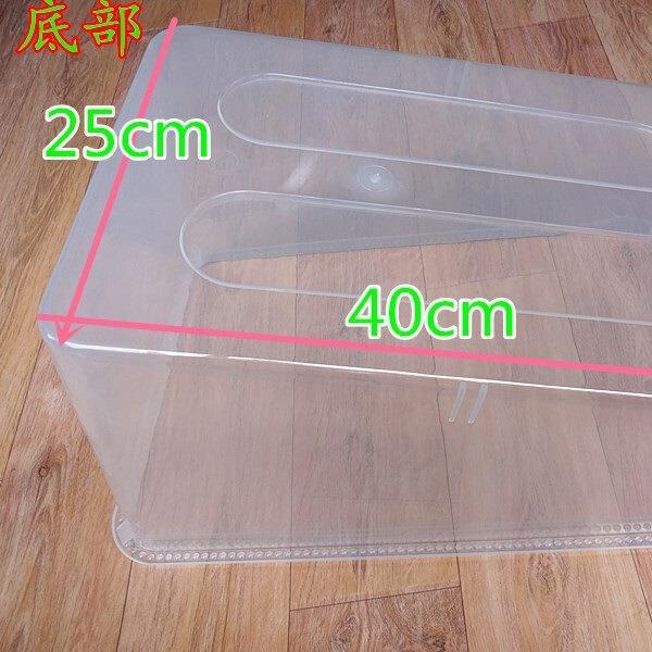 斜め口の半透明のばら売りスナックの棚のプラスチックの箱のスーパーマーケットのレジャー食品の箱の収納の整理の箱を大きくして郵送します。|undefined