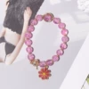 Strawberry with beads, bracelet