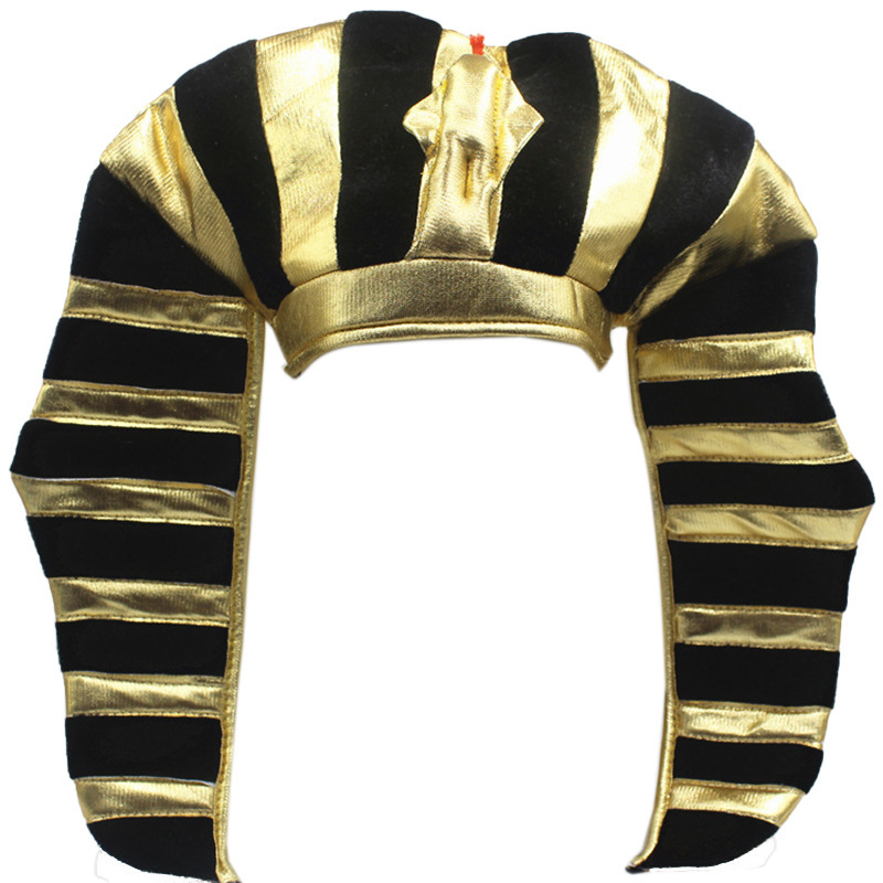 Halloween Easter Show Parade Hat Egyptian Golden Hat Pharaoh Hat Egyptian Pharaoh Hat Funny Snake Head Hat