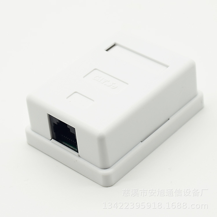 Non-shielded ultra-five Category 6 network information panel desktop box Foreign trade information desktop box single-port network Non-shielded ultra-five Category 6 network information panel desktop box Foreign trade information desktop box single-port network