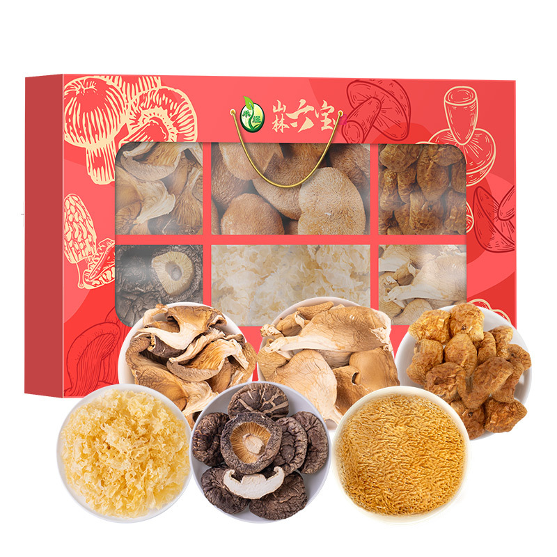 Shanlin Liubao-버섯 선물 상자 305g