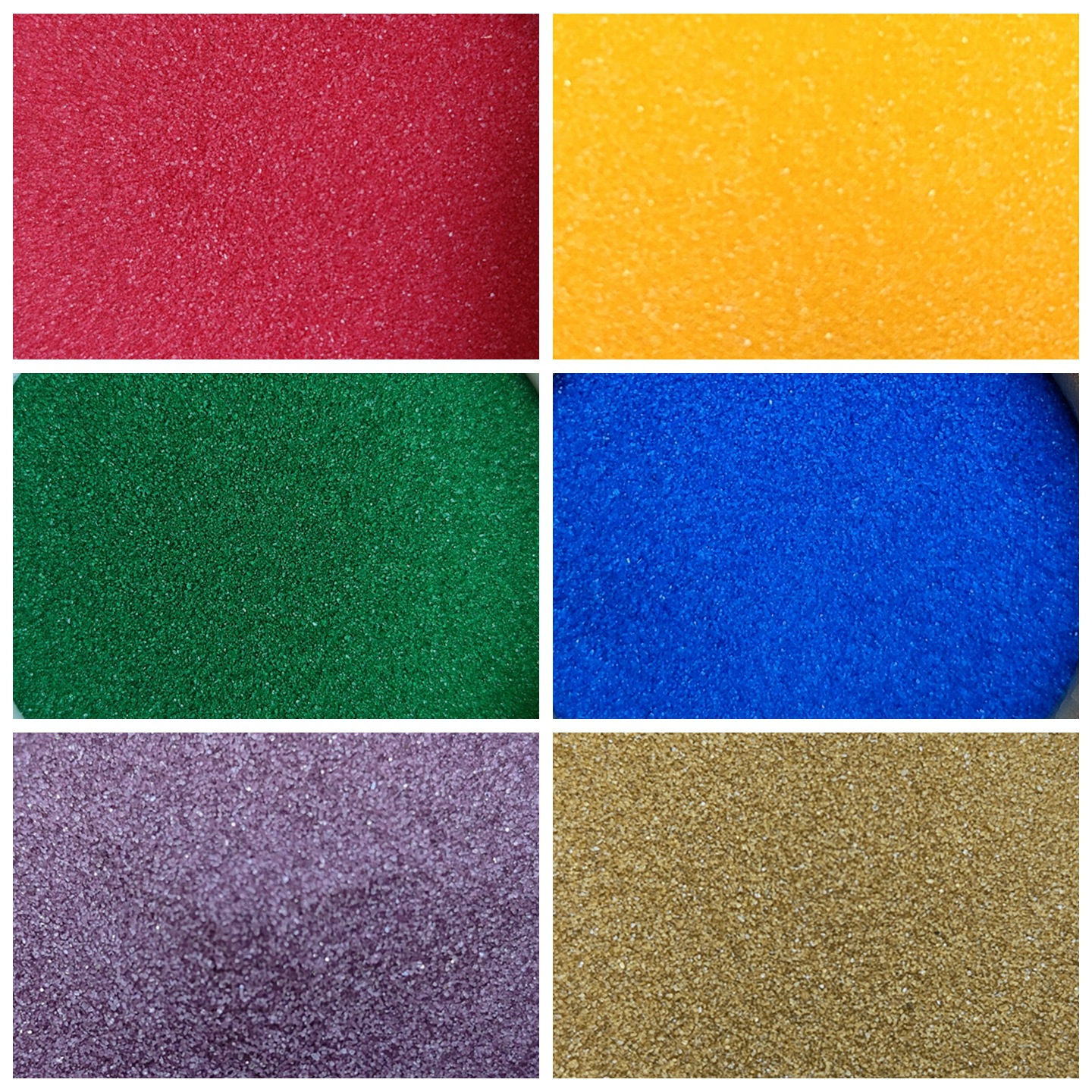 6 couleurs foncées (6 bouteilles) 35 grammes