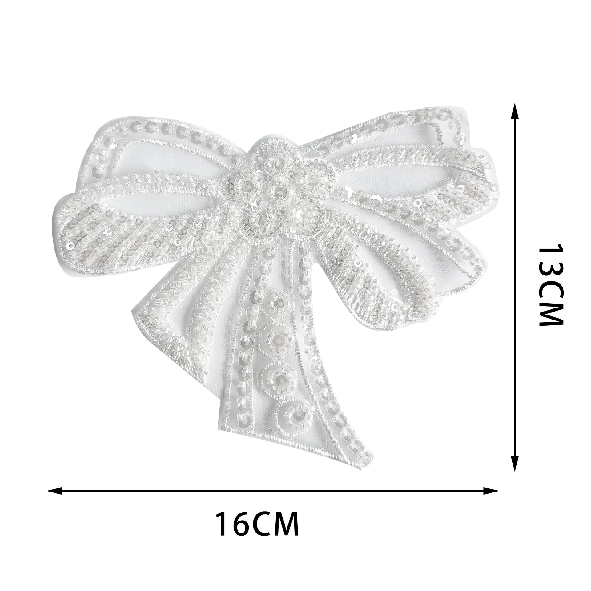 Exquisita decoración de lazo multicolor, bordado con lentejuelas, ropa artesanal, ropa para niños, equipaje, zapatos y sombreros, materiales de embellecimiento de bricolaje