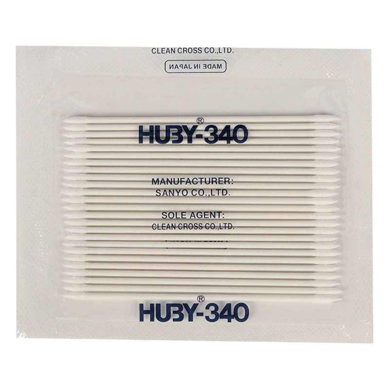 Япония HUBY-340 очищающий ватный тампон Sanyo промышленный пыльный ватный тампон оптический антистатический чистящий тампон