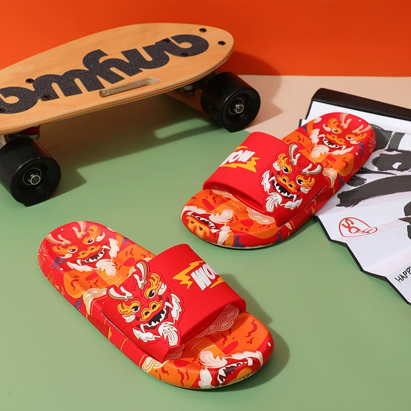 Летний новый домашний круиз женский год дракона благоприятный национальный прилив пара тапочки в помещении