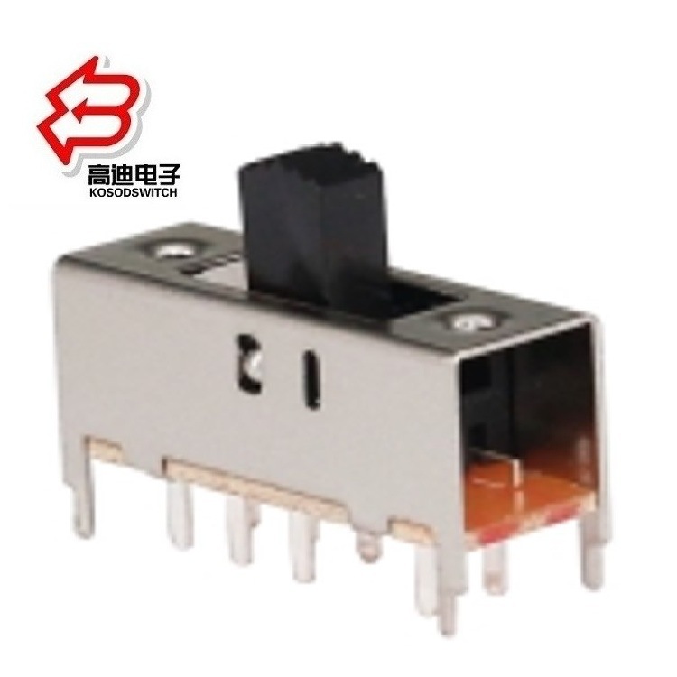 医疗设备三档滑动开关  双排8脚3档拨码开关 直销三档拨动开关