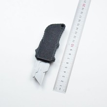 CNC铝合金直跳美工刀户外直出裁纸刀sk5刀片野营露营切割刀开信