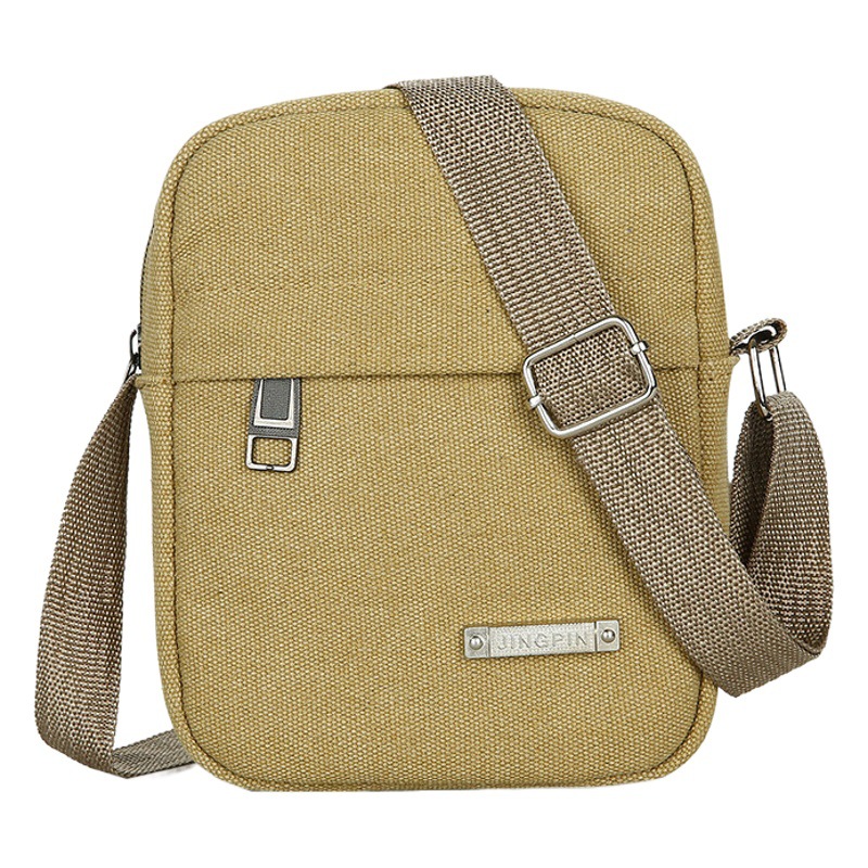 Mochila retro para hombre 2021 nueva bolsa de mensajero de hombro de lona simple bolsa de lona para hombre de moda
