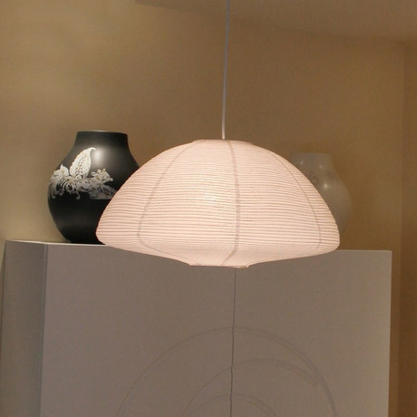 Lámpara de papel de viento silencioso estilo japonés dormitorio Noguchi Yong candelabros y linterna de papel esférica decorada por el viento