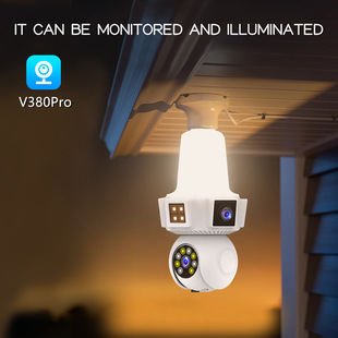 V380pro�z���^E27�o�����^WiFi���R�^������Oҕ������400�f����