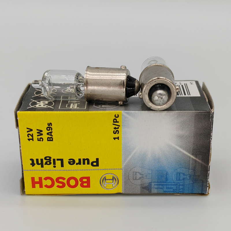 Bosch BOSCH 12V 5W BA9s H5W GE 58540U car microscope Mingyu interior ceiling light bulb
