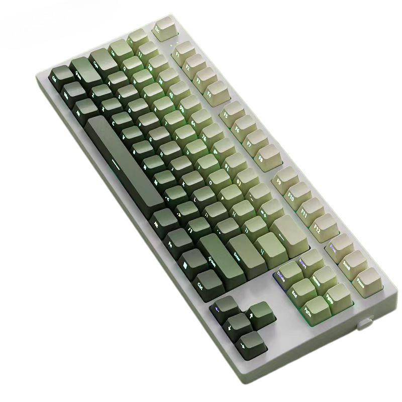 メカニカルキーボードサイド刻印グラデーション半透明キーキャップ磁気軸wootingPBT射出成形高ユニバーサルクロスボーダー|undefined