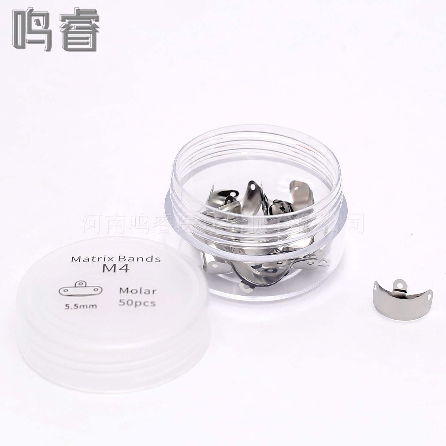 Dental Garrison, el mismo modelo de la pieza de moldeo de Douban dental con orificio M4, pieza de conformado de segmentos en forma de diente, paquete suplementario