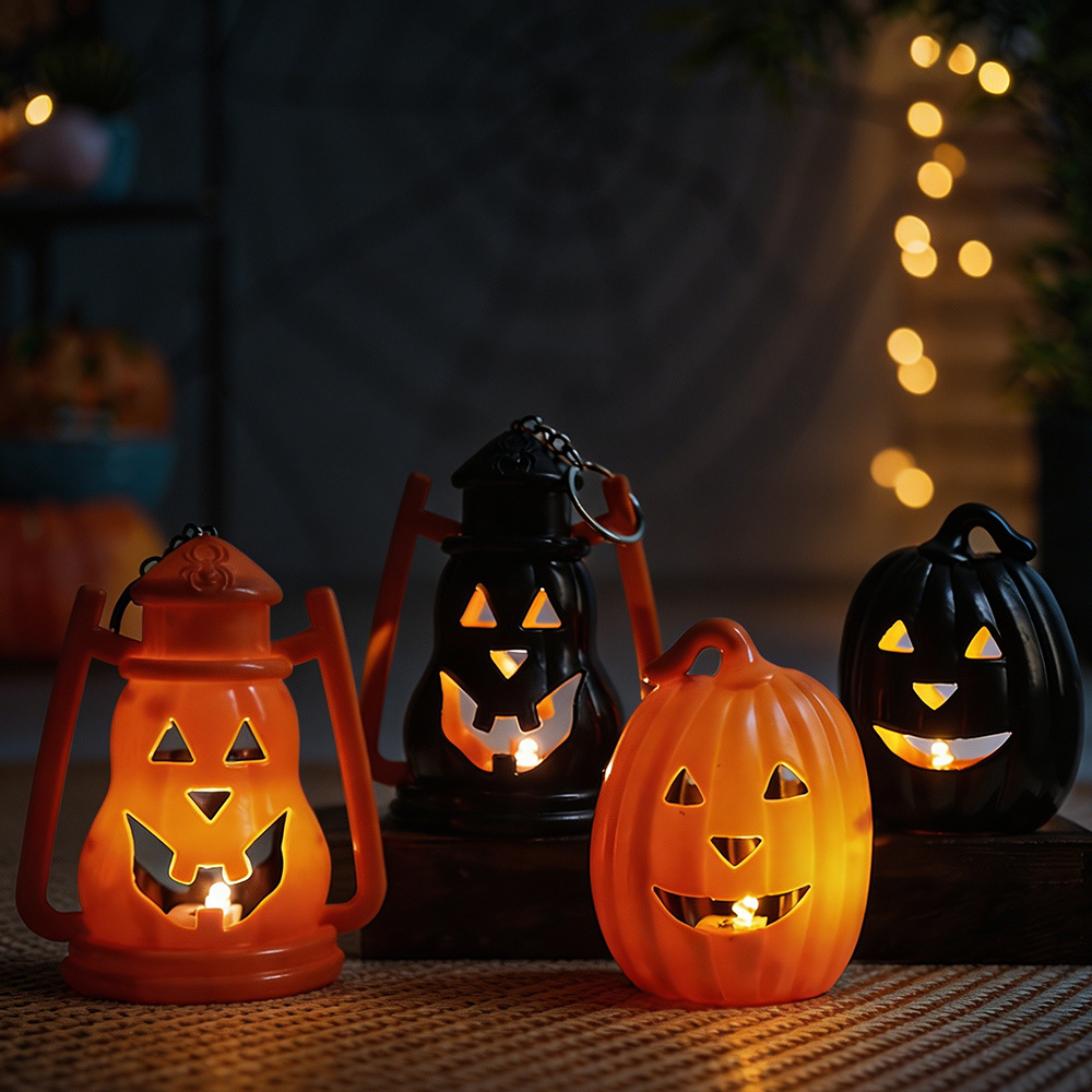 Lámpara de Calabaza LED para Halloween de Plástico Luminoso LED para Halloween image 3