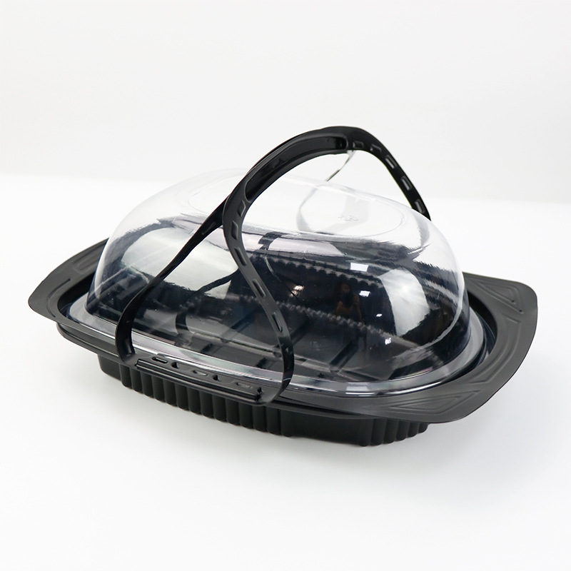 一次性烤鸡盒烧鸡 烤鸭外卖外卖海鲜盒烧鸡盒子
高透防雾