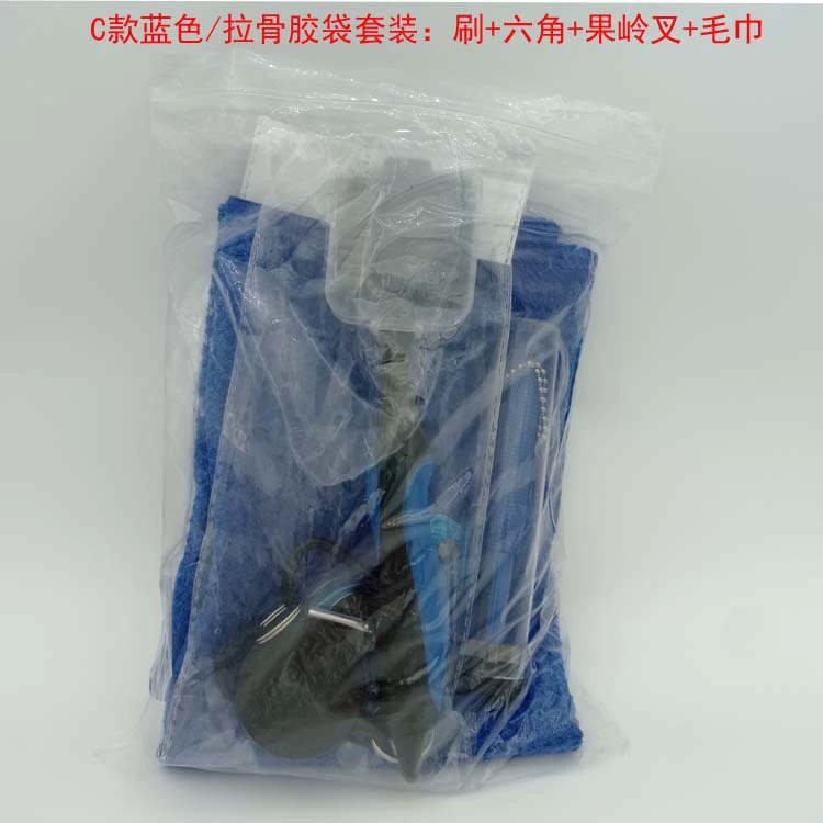 Double-sided golf clubs, nylon brush