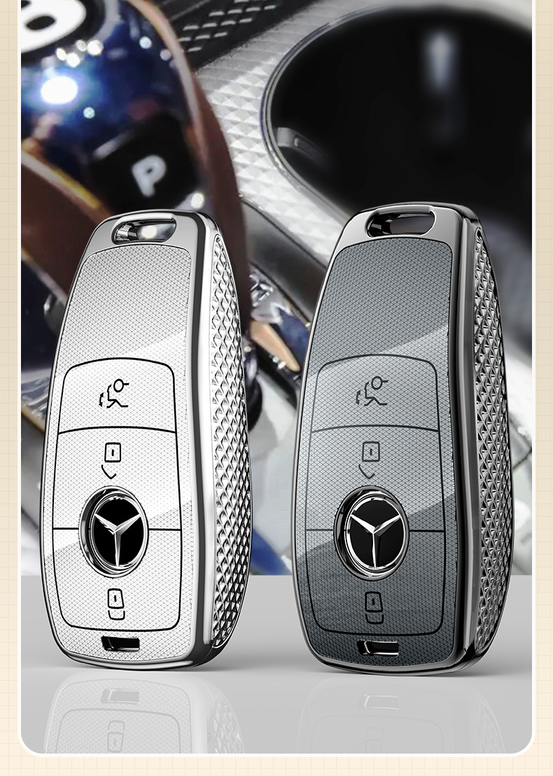 For Mercedes-Benz a200l Key Case New b200 Buckle gla220 Package glb220 Car Key Shell Buckle
