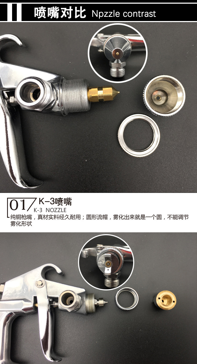 Free Shipping Original Small Spray Gun K3 R2 Spray Paint Gun 0.5 Caliber Leather Repair Spray Gun Small Area Wholesale