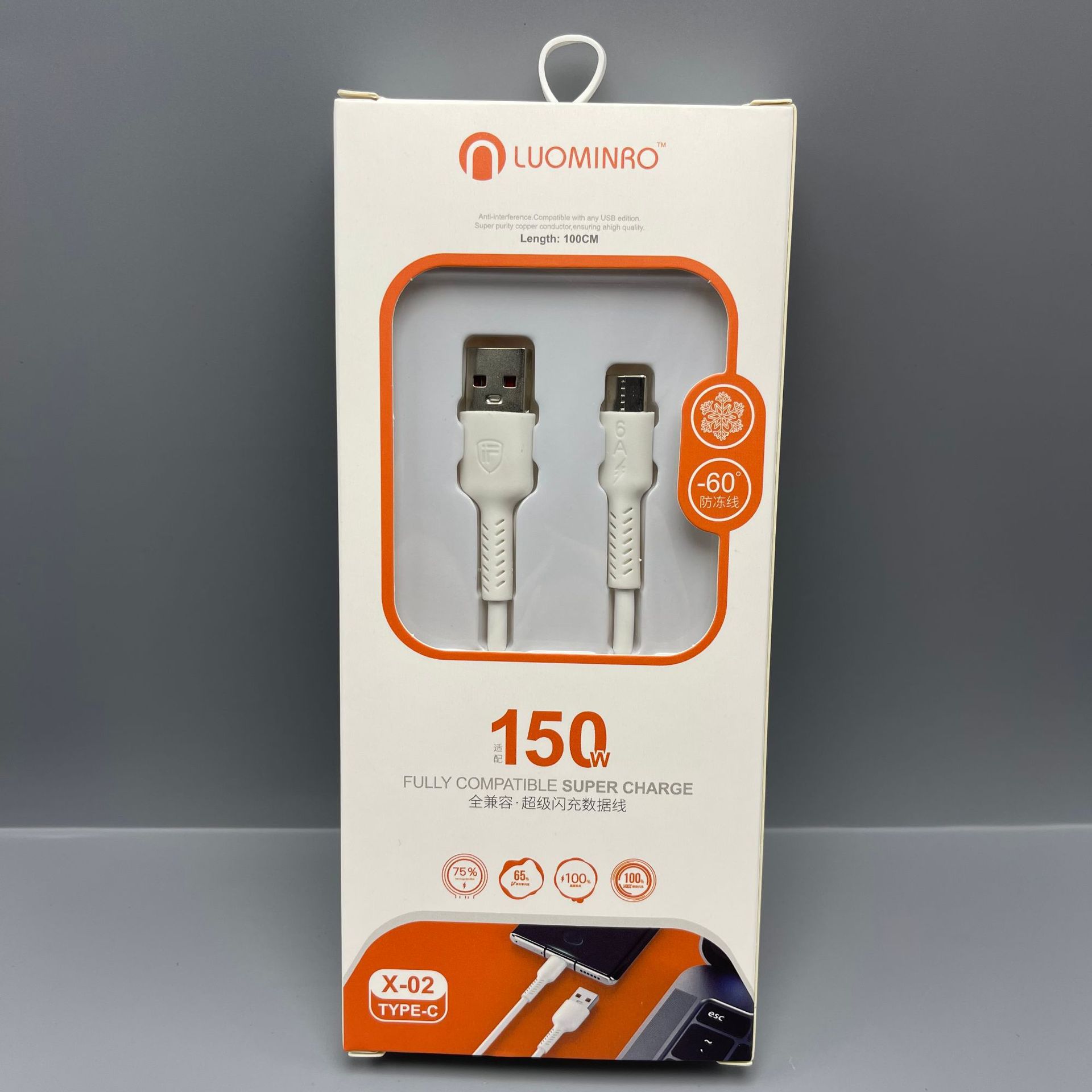 LMR-150W cable de carga rápida-Puerto TPC de Android