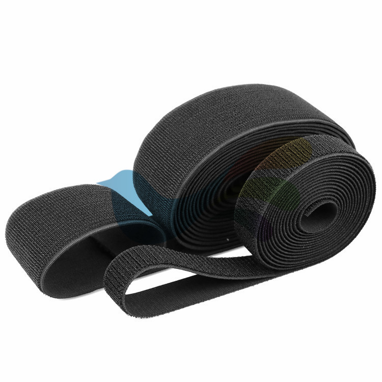 厂家销售3cm尼龙黑白色现货磨术贴魔术粘勾粘扣带